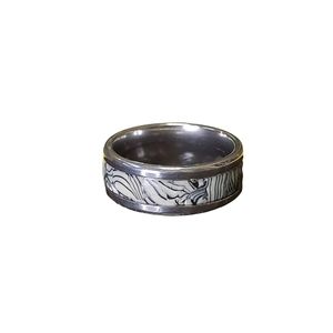 Enamal Stainless Steel Ring #50 size 9